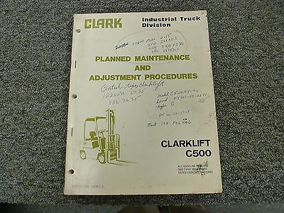 clark c300 40 forklift parts manual free
